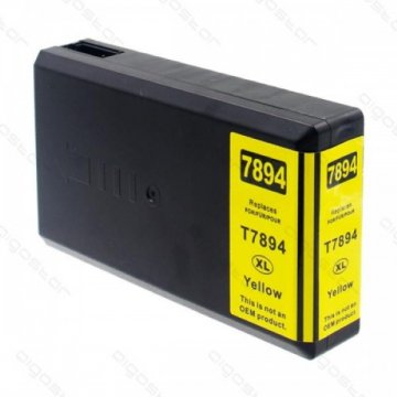 Tinteiro Compatvel Epson, T7894XLY, Amarelo
