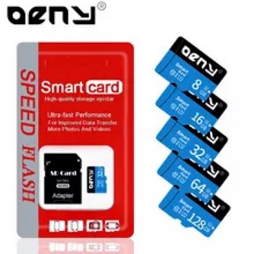 Carto de Memria Flash Micro TF SD, Memory Card, Class 10, 64 GB